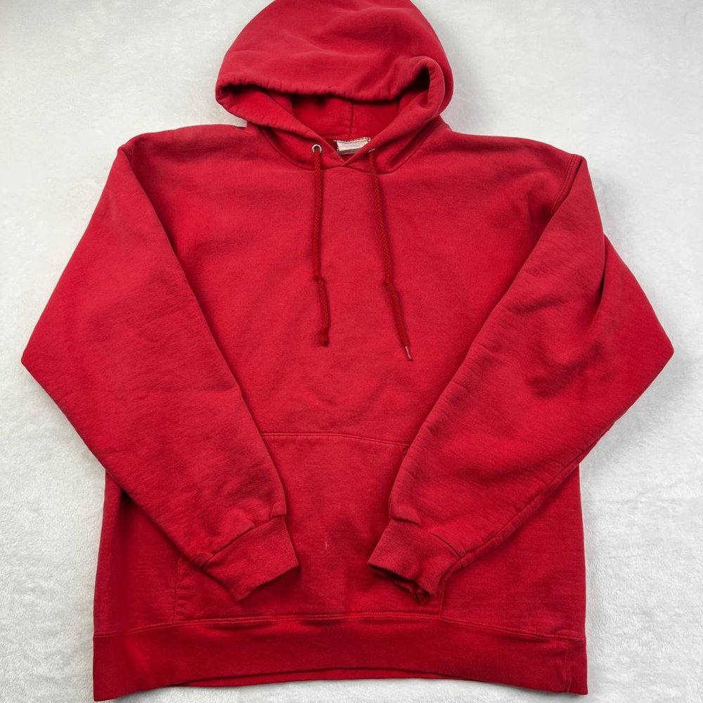 Cabo Plain Hoodie Sweatshirt‎ Small Red Men Pullover Long Sleeves S